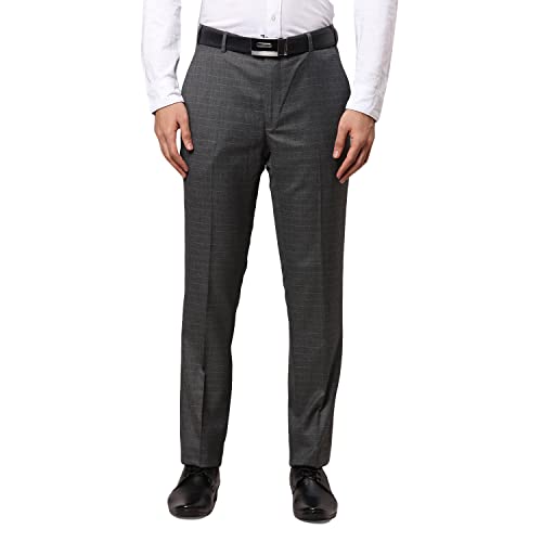 Raymond Dark Grey Trouser (Size: 32)-RMTS03547-G8