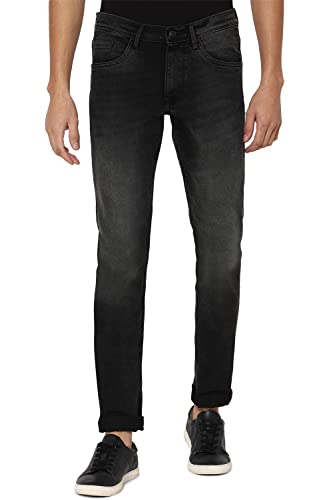 Allen Solly Men's Slim Jeans (ALDNVSKFC87569_Dark Grey_30)