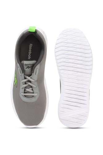 Reebok Kids Stride Runner K Flat Grey/ASH Grey/Lime R 5