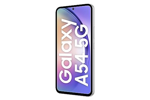 Samsung Galaxy A54 5G (Awesome White, 8GB, 256GB Storage) | 50 MP No Shake Cam (OIS) | IP67 | Gorilla Glass 5 | Voice Focus | Without Charger
