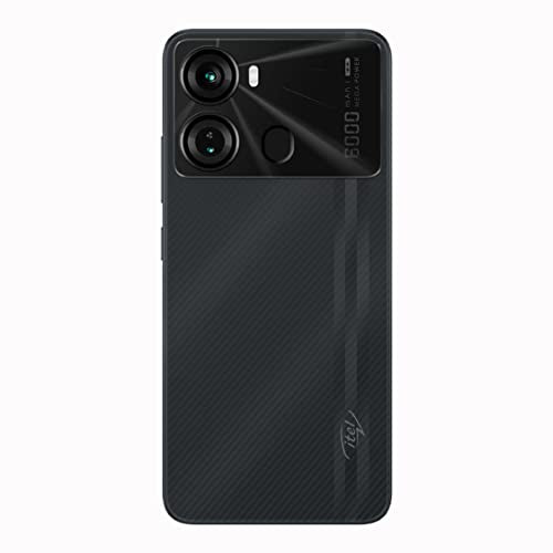 itel P40 (6000mAh Battery with Fast Charging | 4GB RAM + 64GB ROM, Up to 7GB RAM with Memory Fusion | Octa-core Processor | 13MP AI Dual Rear Camera) - Force Black