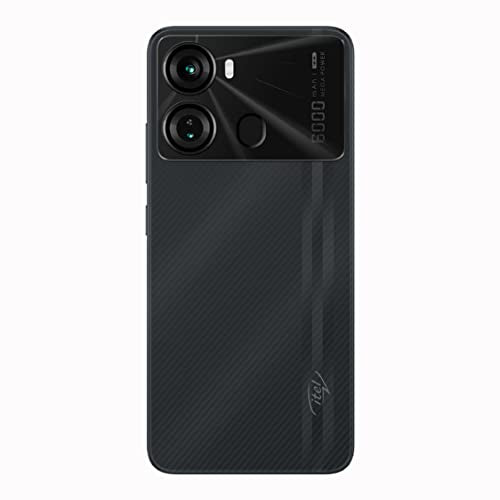 itel P40 (6000mAh Battery with Fast Charging | 2GB RAM + 64GB ROM, Up to 4GB RAM with Memory Fusion | Octa-core Processor | 13MP AI Dual Rear Camera) - Force Black