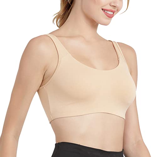 Enamor SB06 Low Impact Bra - Non-Padded, Wirefree & High Coverage Skin