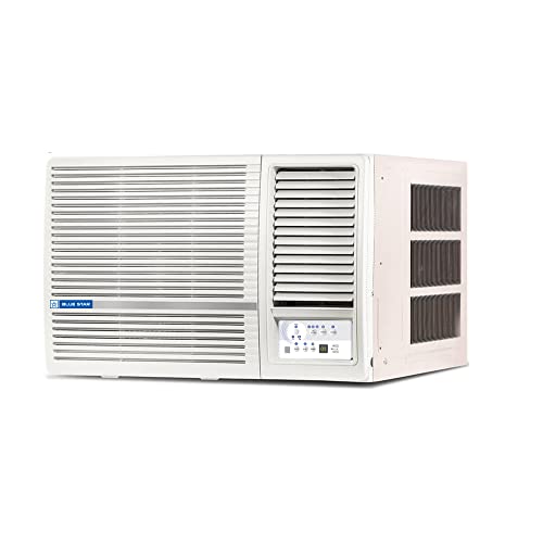 Blue Star 1.5 Ton 3 Star Fixed Speed Window AC (Copper, Turbo Cool, Humidity Control, Hydrophilic Blue Fins, Dust Filters, Self-Diagnosis, 2023 Model, WFA318LN, White)