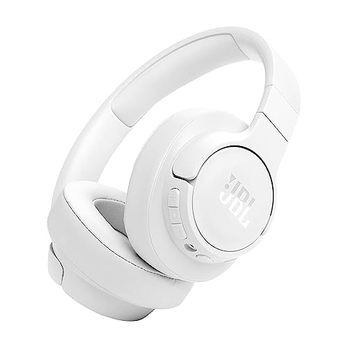 JBL Tune 770NC Wireless Over Ear ANC Headphones with Mic, Upto 70 Hrs Playtime, Speedcharge, Google Fast Pair, Dual Pairing, BT 5.3 LE Audio, Customize on Headphones App (White)