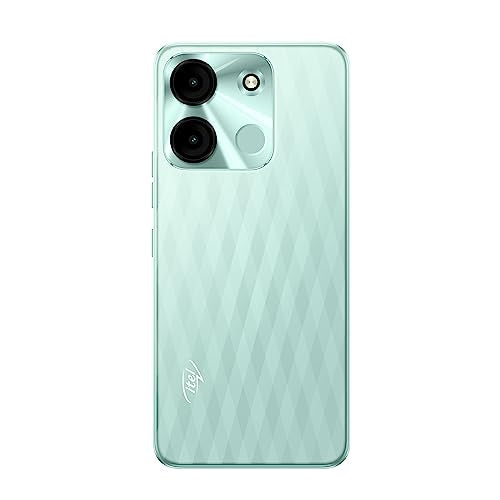 itel A60s (4GB RAM + 64GB ROM, Up to 8GB RAM with Memory Fusion | 8MP AI Rear Camera | 5000mAh Battery with 10W Charging | Faceunlock & Fingerprint -Glacier Green