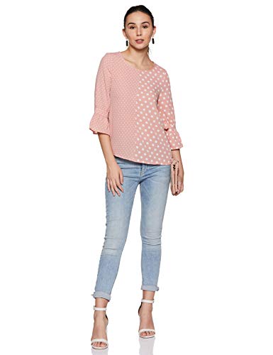 VERO MODA Women's Regular fit Top (2053251001_Coral Cloud X-Small)