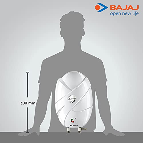 Bajaj Splendora 3 Litre 3KW IWH Instant Water Heater (Geyser), White