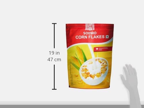 Amazon Brand - Solimo CornFlakes, 1.2Kg