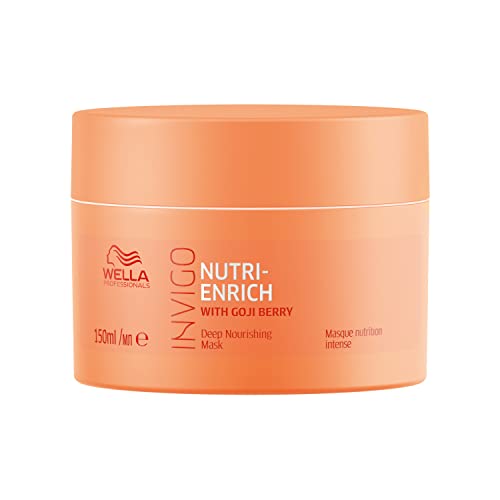 Wella Professionals Invigo Nutri-Enrich Hair Mask | 150 ml | Nourishing, Hydrating Hair Treatment for Dry & Damaged Hair | With Goji Berry Nutrients