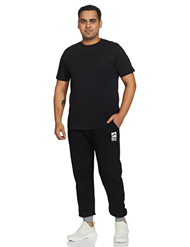 Amazon Brand - Symbol Men's Regular Track Pants (TRK17-01_Black 1_3XL)
