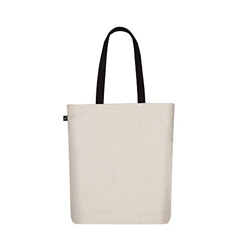 Eco Right Canvas Tote Bags for Women with Zip, College Bag for Girls, 100% Organic Cotton Tote Bag for Shopping, Travel & Beach