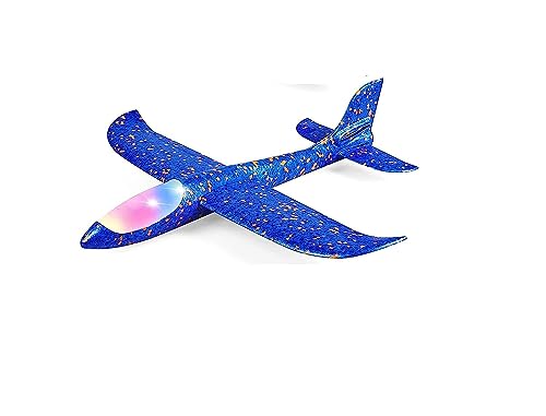 BELOXY Kids Toys Hand Throw Flying Glider Planes Foam Aeroplane Model Party Bag Fillers Flying Glider Plane Toys for Kids Game (Pack of 1) Multicolor