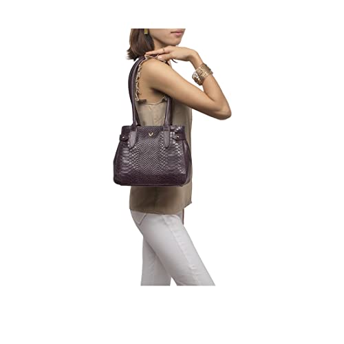 Hidesign womens EE SHANGHAI III Large Marsala Shoulder Bag