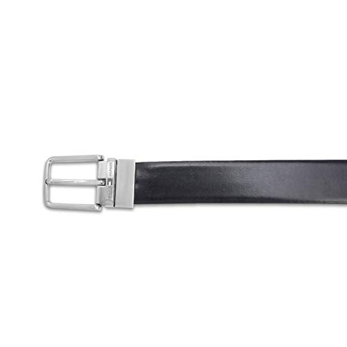 Tommy Hilfiger Gakona Leather Reversible Belt For Men - L - 1M, Black + Brown