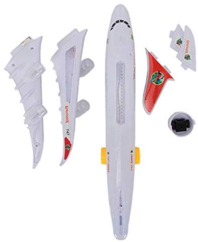 SUPER TOY Battery Operated Aeroplane Toy for Kids with Light and Sound - Assorted