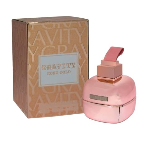 GIOVANNI BACCI GRAVITY Rose Gold Imported Long Lasting Luxury French Eau De Toilette Spray 100ML for WOMEN (Pack of 1)