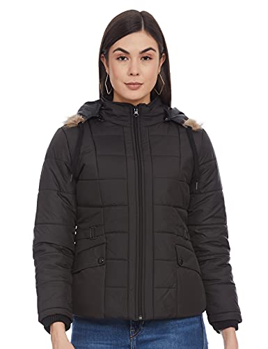 Qube by Fort Collins Women's Cape Jacket (39207_Black_XXL)