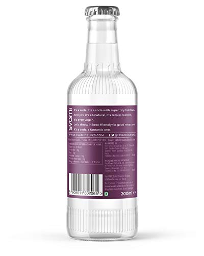 Svami Soda Water | All Natural | India's First and Most Popular Mixers - Pack of 12