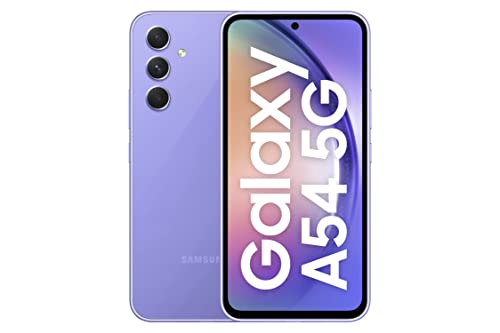Samsung Galaxy A54 5G (Awesome Violet, 8GB, 256GB Storage) | 50 MP No Shake Cam (OIS) | IP67 | Gorilla Glass 5 | Voice Focus | Without Charger