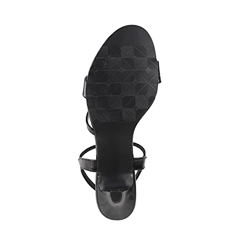 Metro Womens Synthetic Black Sandals (Size (7 UK (40 EU))