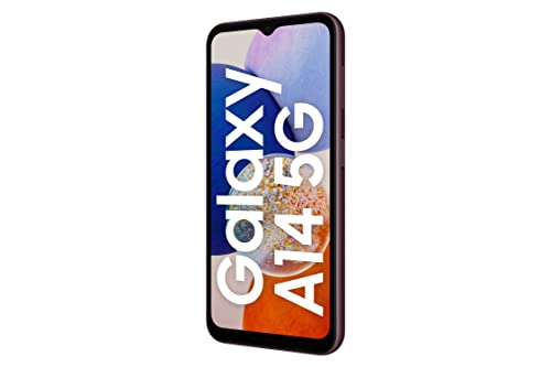 Samsung Galaxy A14 5G (Dark Red, 8GB, 128GB Storage) | Triple Rear Camera (50 MP Main) | Upto 16 GB RAM with RAM Plus | Without Charger