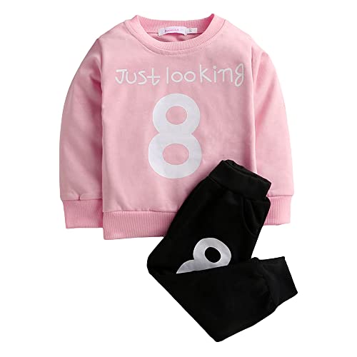 Hopscotch Boys Cotton Text Print Top And Pant Set in Pink Color for Ages 3-4 Years (YAH-3133303)