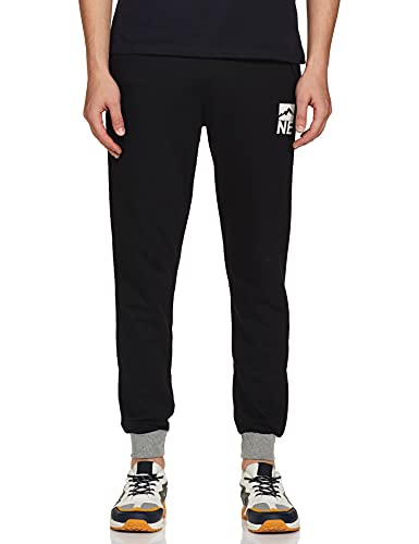 Amazon Brand - Symbol Men's Regular Track Pants (TRK17-01_Black 1_3XL)