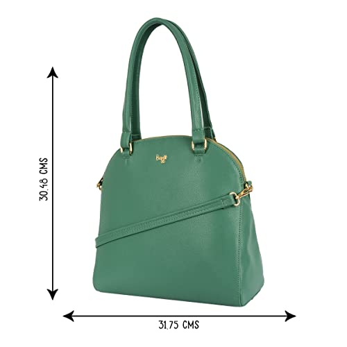 Baggit Women's Bowling Handbag - Large (Green)