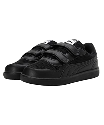 Puma Unisex-Kid -Punch Comfort Jr Black-Black Sneaker - 4UK (39613101)