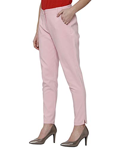 Vero Moda Women's Slim Pants (2041869013_Pink Nectar_X-Small)