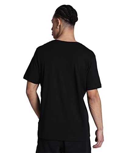 Puma Men's Printed Regular Fit T-Shirt (67778401_Black