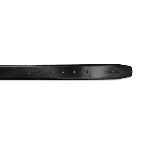 Tommy Hilfiger Gakona Leather Reversible Belt For Men - L - 1M, Black