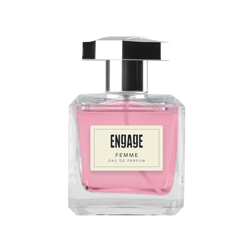 Engage Femme Eau De Parfum for Women, Citrus and Floral, Skin Friendly and Long Lasting, 90ml