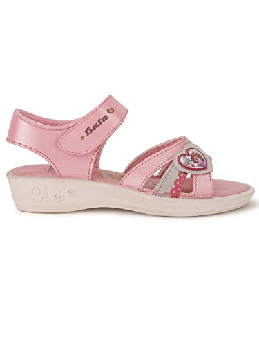 Bubblegummers Castle Princess Girl sandal In Red