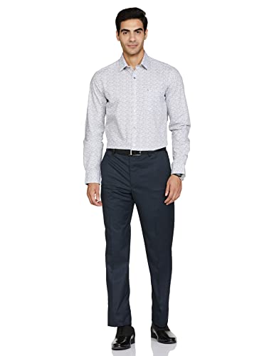 PARK AVENUE Men's Regular Trouser (PMTX06847-G8_Grey_S)