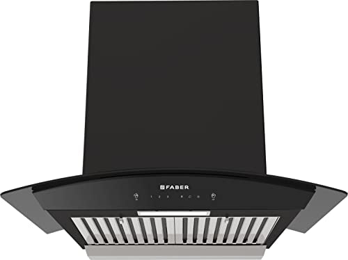 Faber 60 cm 1500 m³/hr Baffle Filter Autoclean Kitchen Chimney, (HOOD PRIMUS PLUS ENERGY IN HCSC BK 60, Touch & Gesture Control, Made in India, 12 Yr (Motor) & 2Yr (Comprehensive) Warranty, Black)