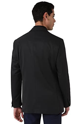 Peter England Men's Regular Blazer (PEBZOTLBY15203_Charcoal_40)