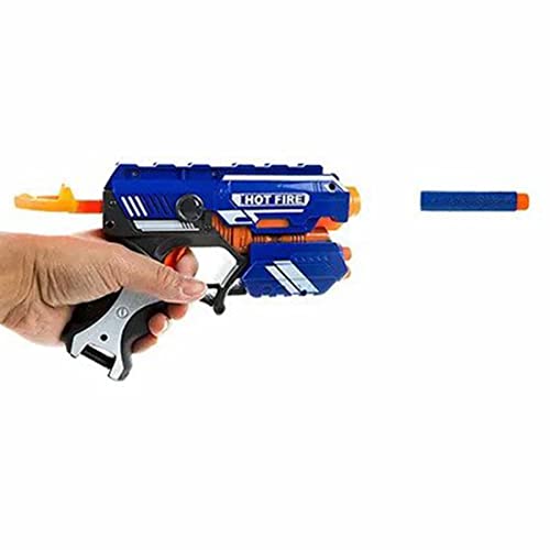 Toy Imagine™ Blaze Storm Hot Fire Dart Gun Toy for Target Shooting | Fun Battle Action Indoor & Outdoor Game | Birthday Gift for Boys & Girls | Long Range, 10 Suction Dart Bullets, 8+ Years.