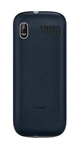 Lava A3 (Dark Blue) - Dual Sim Mobile with 1750 mAh Big Battery and 32 GB Expandable Storage