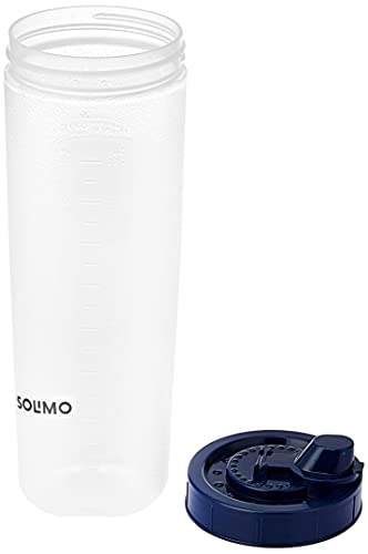 Amazon Brand - Solimo Plastic Oil Dispenser (1 L), Dark Blue, Set Of 1, 1 liter