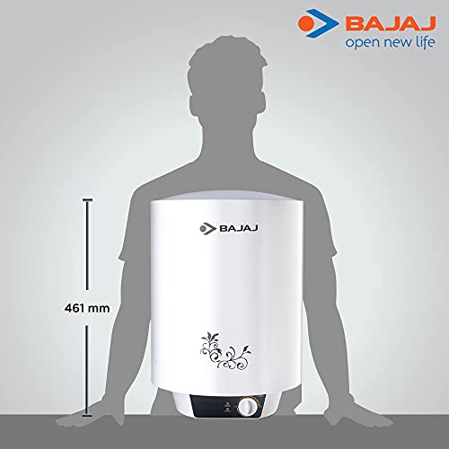 Bajaj New Shakti Neo 15L Vertical Storage Water Heater| Star Rated Heater| Water Heating with Titanium Armour & Swirl Flow Technology| Glasslined Tank| Wall Mounting| 1-Yr Warranty by Bajaj| White