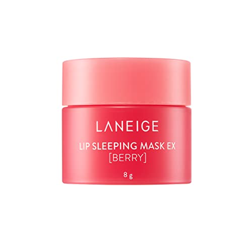 Laneige Lip Sleeping Mask EX, Moisturizing with Vitamin C, Antioxidant, Lip Balm for Dry lips - Berry, 8g