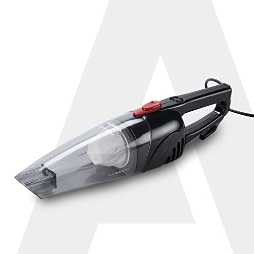 AGARO Regal 800 Watts Handheld Vacuum Cleaner,For Home Use,Dry Vacuuming,6.5 Kpa Suction Power,Lightweight,Lightweight&Durable Body,Small/Mini Size ( Black),0.8 Liter,Cloth