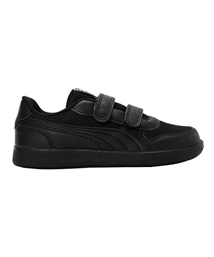 Puma Unisex-Kid -Punch Comfort Jr Black-Black Sneaker - 4UK (39613101)