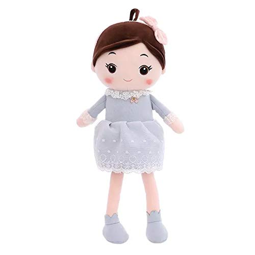 SCOOBA Super Soft 40cm Height Stuffed Girl Doll - Polyfill Washable Cuddly Soft Plush Toy - Helps to Learn Role Play - 100% Safe for Kids (Random Color Will be Send)