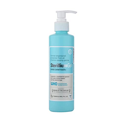 RW Sterillium Gel™ | Non - Sticky Hand Sanitizer Gel | 250ML (Pack of 1)
