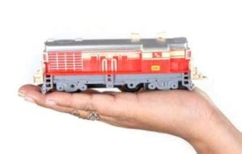 Centy Toys Plastic Indian Passenger Train With Coaches & Railway Track, Pack Of 19, Multicolour