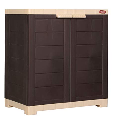 Prima Alfa 1 Plastic Cabinet for Storage | Space Organizer | Shelves | Cupboard | Living Room | Kids | Multipurpose for Home Kitchen & Office