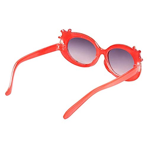 SHOP FRENZY Kid's Goggles Boy's and Girl's Sunglasses (3-10 Years) Red